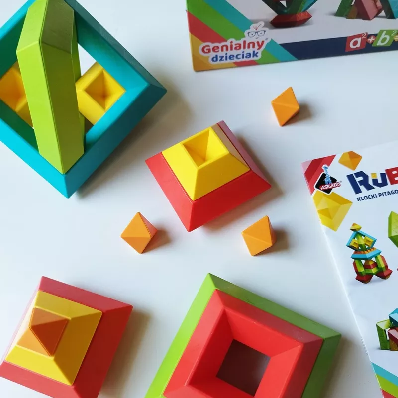 Educational construction toy Ascato Pythagoras Blocks Rubanta 30 pieces model 119403