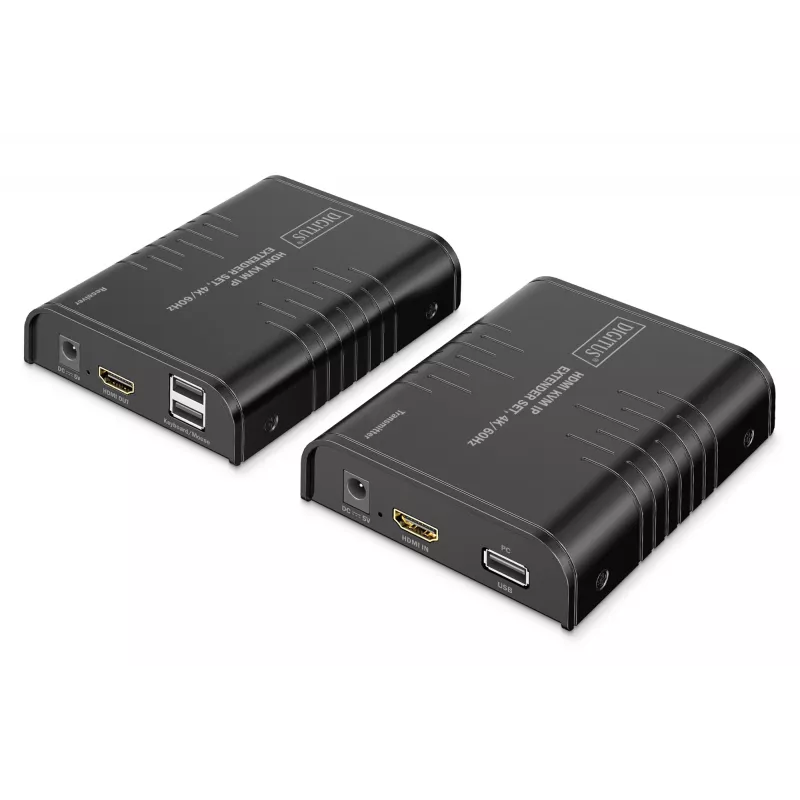 KVM Extender Set DIGITUS DS-55355 HDMI over IP 4K 60Hz