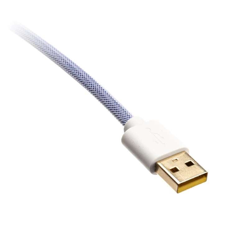 Ducky Premicord USB cable 1.8 m USB A USB C Blue Green