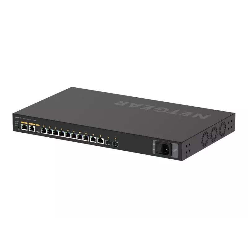 NETGEAR M4250-10G2XF-PoE++ Managed L2/L3 Gigabit Ethernet (10/100/1000) Power over Ethernet (PoE) 1U Black