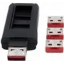 Cable Gender Changer EXSYS EX-1112-R USB A 3.0 Red