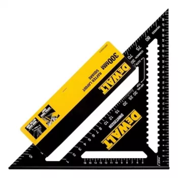 Ruler DeWALT DWHT25228-0 300 mm Aluminium Black Yellow
