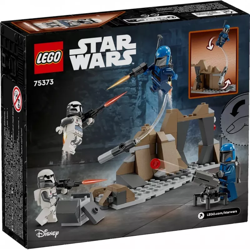 Construction toy LEGO Star Wars Ambush on Mandalore Battle Pack 75373 — 4 minifigures, 109 pieces, age 6+