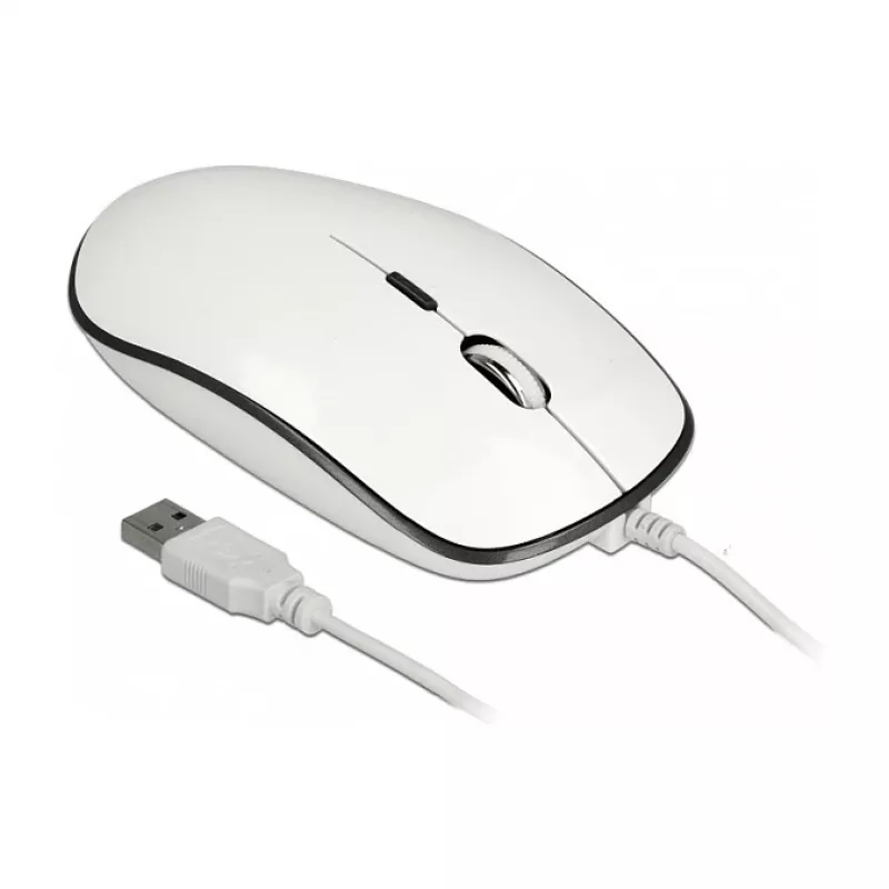 Mouse DeLOCK 12532 Office Ambidextrous USB Type-A Optical 3200 DPI