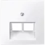 Wall plate / switch cover Merten 296119, white, thermoplastic, single-gang