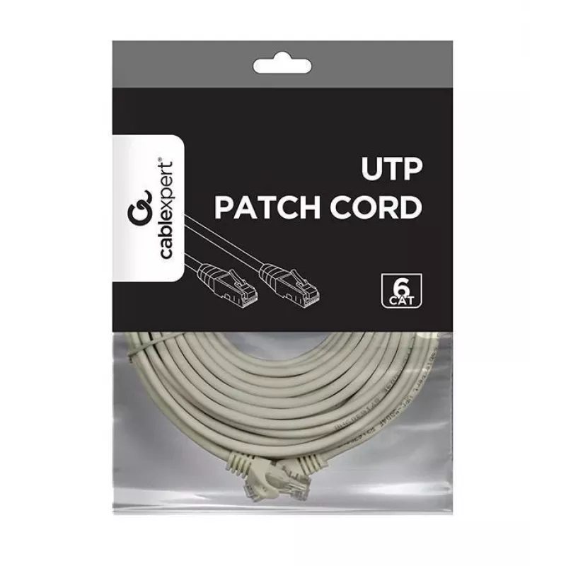 Networking cable Gembird PP6U-30M Cat6 U/UTP 30 m RJ-45 grey
