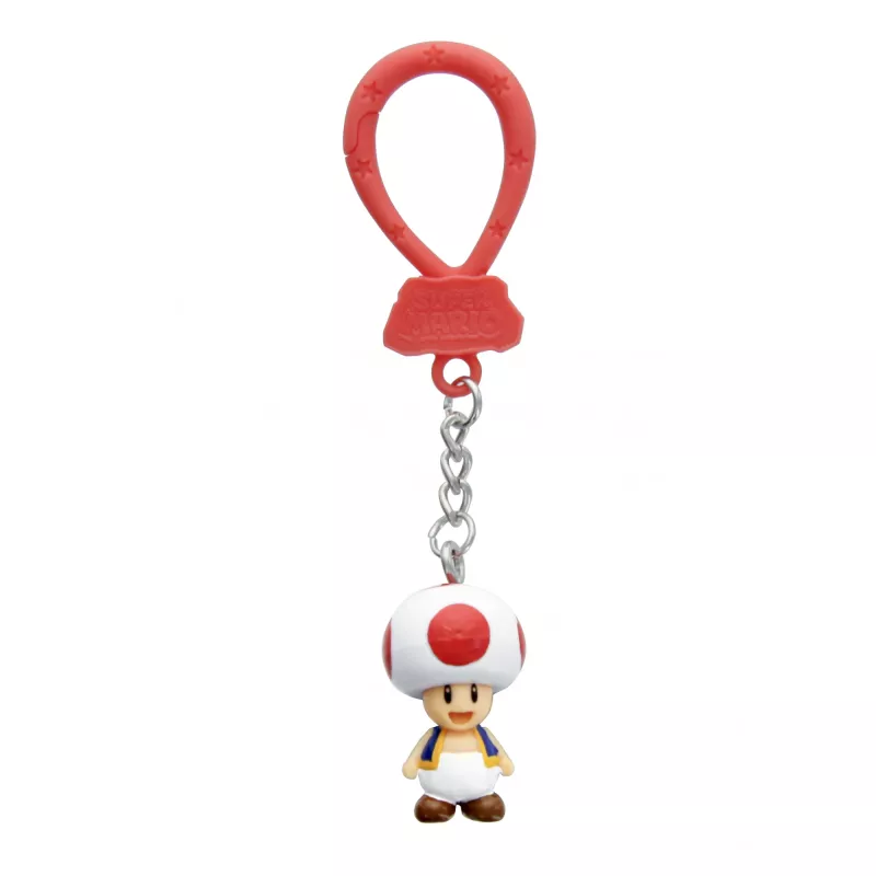 Backpack Buddies keychain set Paladone Super Mario CDU of 24 pcs – assorted characters, collectible accessories