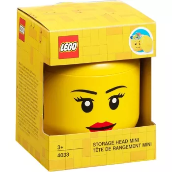 Storage Head Mini by room copenhagen — LEGO-compatible storage container 40331725, Copenhagen Girl design
