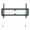 Wall mounting kit B-TECH BT5442 for AV equipment, model BT5442/B, metal bracket set