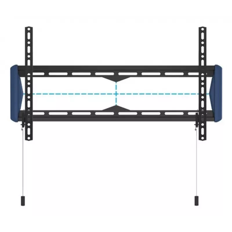 Wall mounting kit B-TECH BT5442 for AV equipment, model BT5442/B, metal bracket set