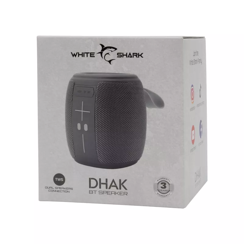 Portable Speaker White Shark GBT-888 Dhak Grey