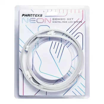 LED strip PHANTEKS PH-NELEDKT_CMBO_WT01 — universal 400 mm, white, 5V, 4.2W (2 pcs)