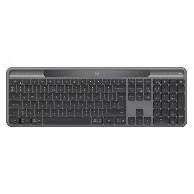 Logitech Signature Slim Solar+ K980 wireless keyboard, graphite, US layout