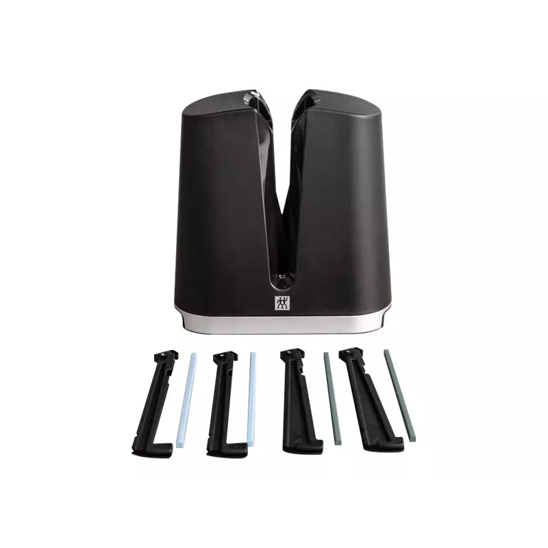 Knife sharpener ZWILLING V-Edge Pull Through, black, compact pull-through design