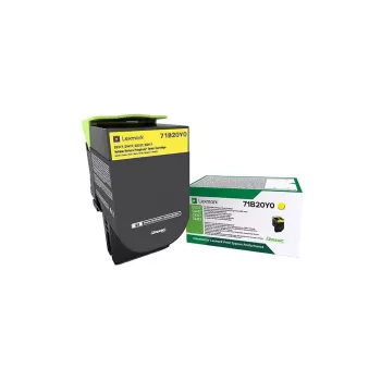 Toner cartridge Lexmark 71B20Y0 2300 pages Yellow