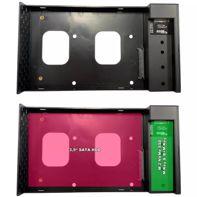 HDD/SSD enclosure LC-Power LC-DOCK-C-35-M2 3.5 inch USB Type-C 10 Gbit/s