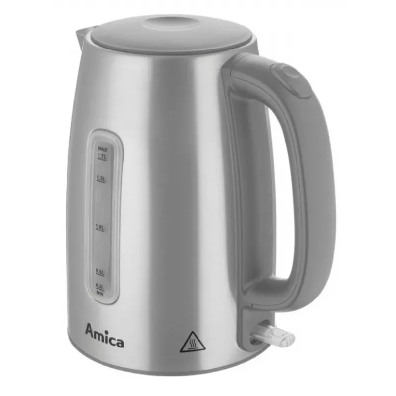 Electric kettle AMICA 1.7l 2200W stainless steel