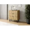 SCANDI 3S SLIM OAK ARTISAN CHEST OF DRAWERS