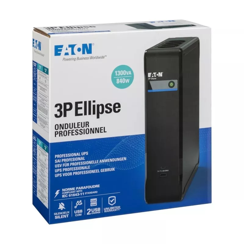 UPS 3P Ellipse 1300 USB DIN