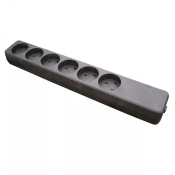 Power Extension Garbot Z66000112-PA01 6 AC Outlets Indoor Black