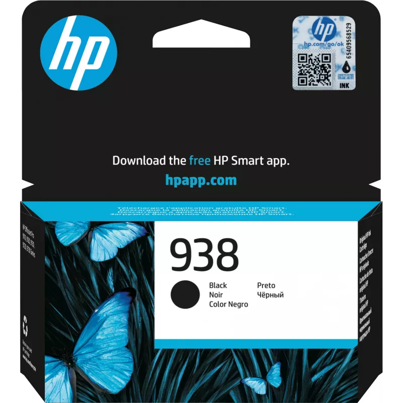 Cartridge HP Ink 4S6X8PE 938 Black