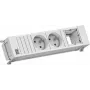 Power strip Bachmann 916.713 with 2x UTE sockets and 1x C13 (0.2 m cord)