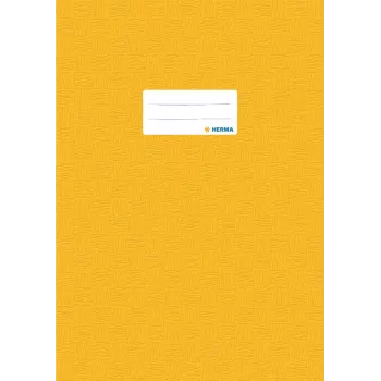 Exercise book cover HERMA PP A4 yellow opaque