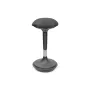 DIGITUS Ergonomic Stool / Standing Aid, Height-Adjustable with Gas Pressure Spring, Black