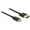 HDMI Cable DeLOCK HDMI-A/HDMI Micro-D 2m