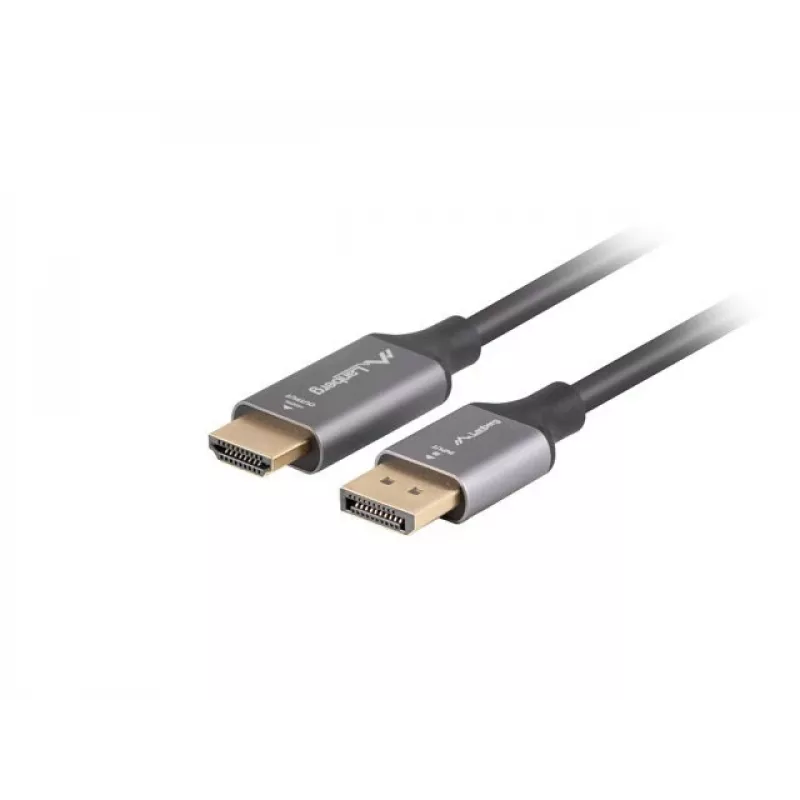 Displayport(M)-HDMI(M) cable 1M 4K black and silver