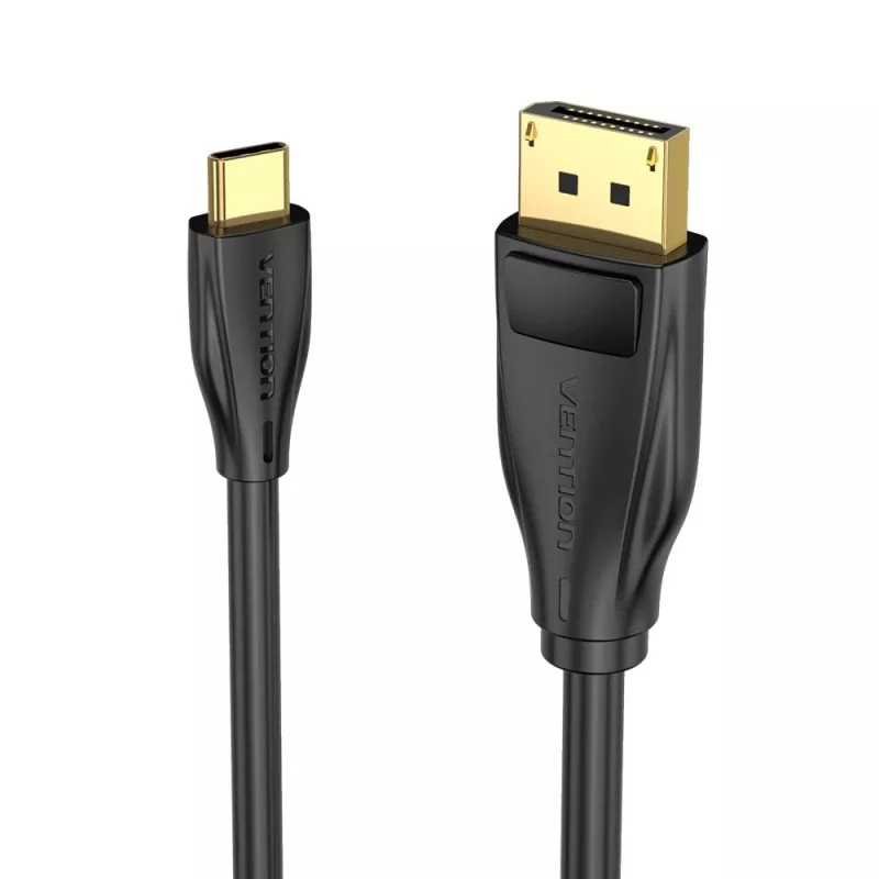 Vention USB-C to DisplayPort 8K Cable 2 m, USB Type-C to DP, Black