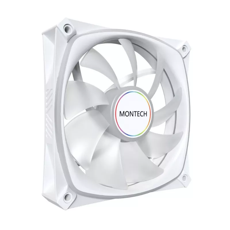 MONTECH AX120 PRO White 120mm ARGB Case Fan