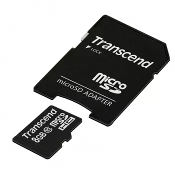 Transcend Premium - Flash Memory Card (microSDHC/SD-Adapter inbegriffen)