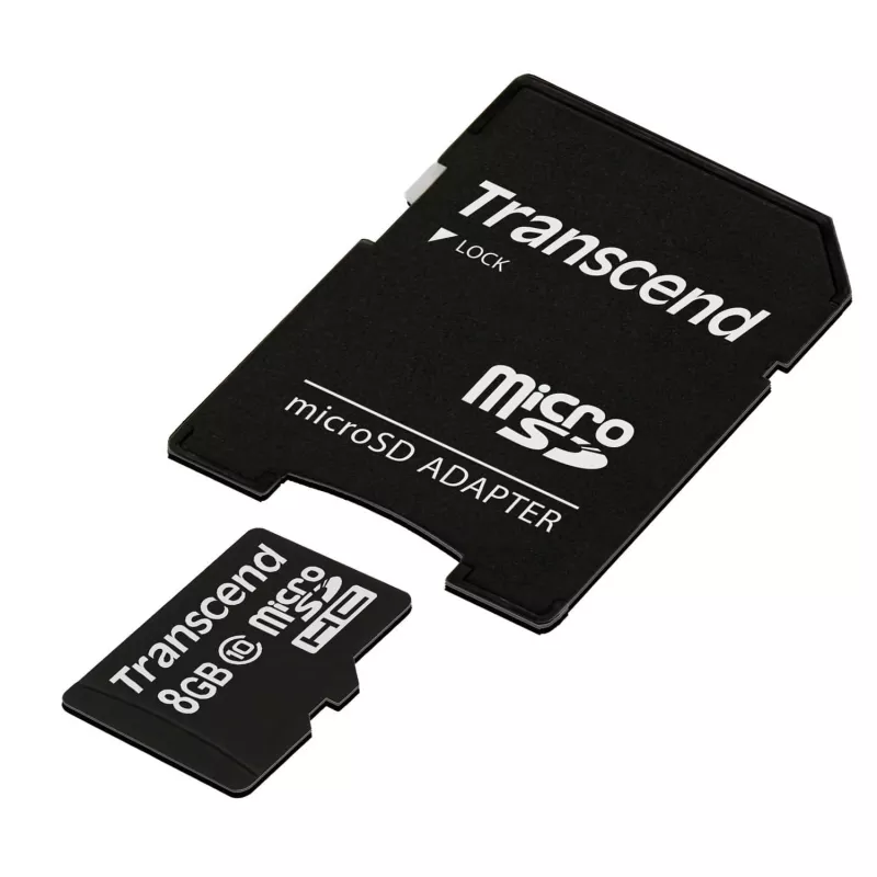 Transcend Premium - Flash Memory Card (microSDHC/SD-Adapter inbegriffen)