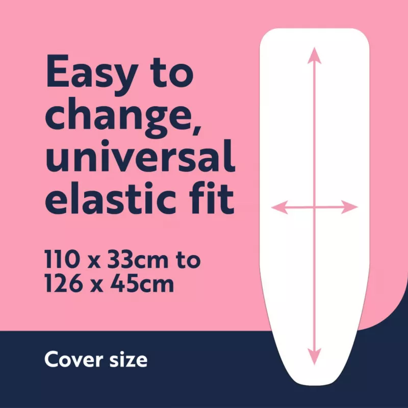 Ironing board cover Beldray LA033491FEU7 universal size heat resistant