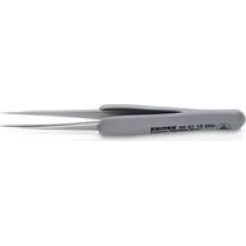 KN 92 21 12 ESD - Precision tweezers with rubberized handle ESD, 112 mm