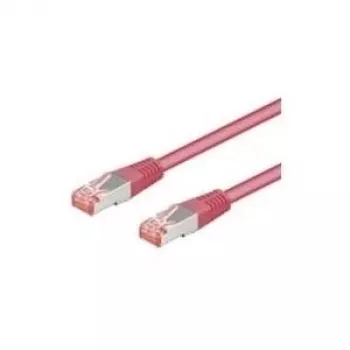 Networking Cable Goobay CAT 6-100 RJ-45 SSTP 1m Magenta
