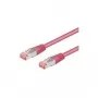 Networking Cable Goobay CAT 6-100 RJ-45 SSTP 1m Magenta