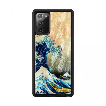 Protective phone case iKins for Samsung Galaxy Note 20 with Great Wave design