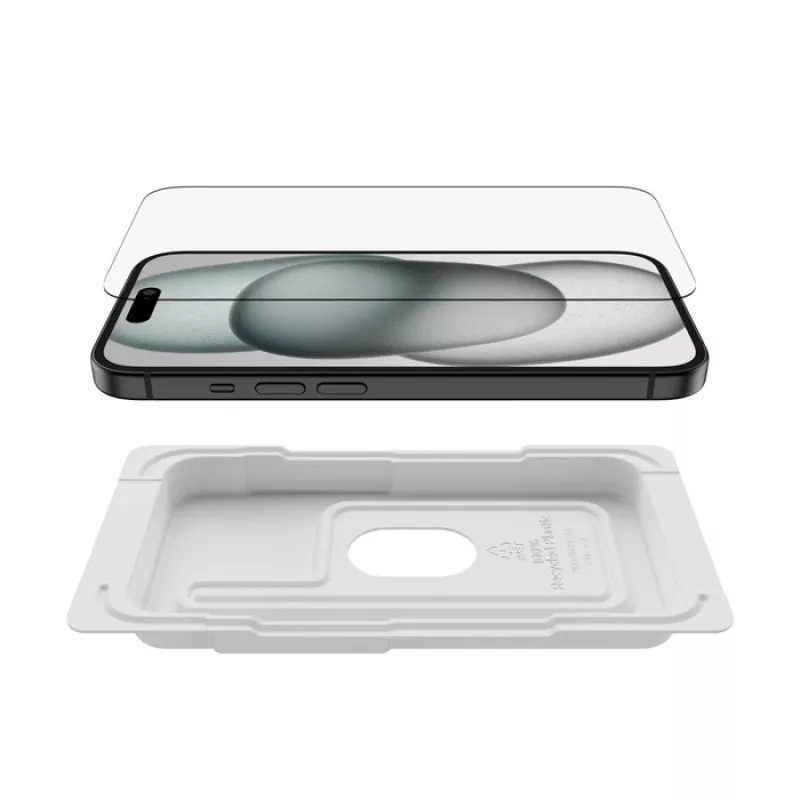 Screen Protector Belkin ScreenForce for iPhone 16 Impact Scratch Resistant