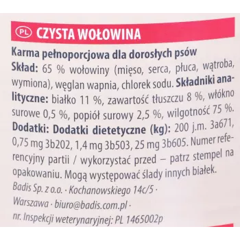 ANIMONDA GranCarno Adult Single Protein Beef - wet dog food - 800g