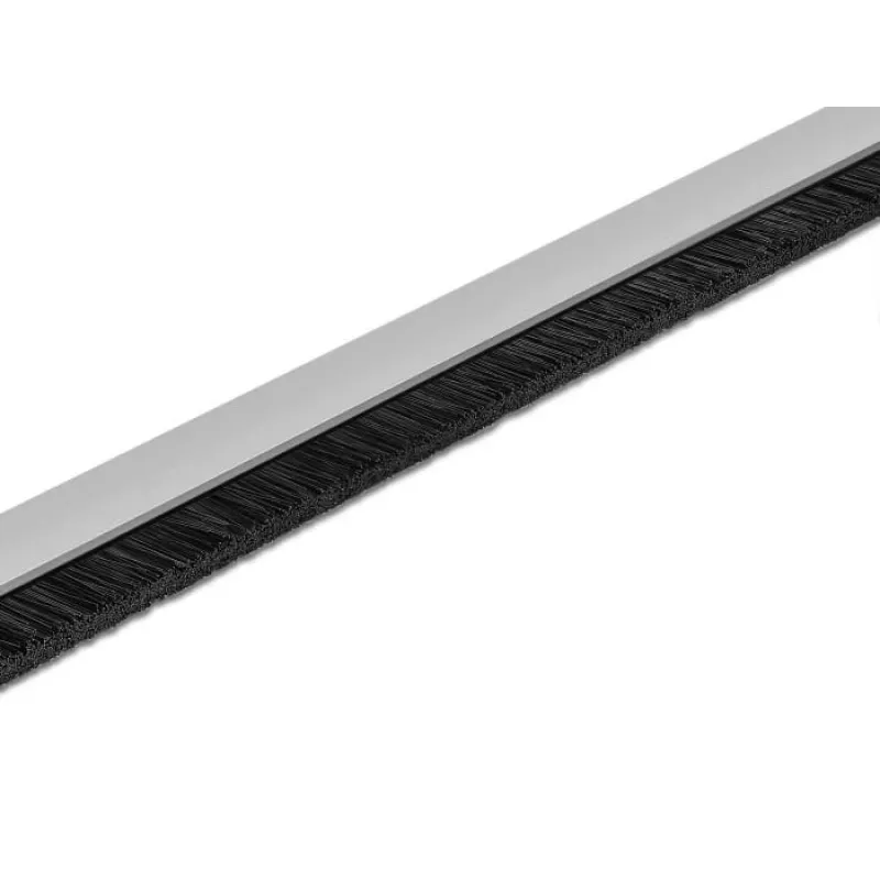 Brush strip DeLOCK 66649 20 mm Aluminium profile straight 1 m