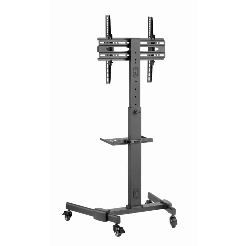 TV stand GEMBIRD TVS-55T-01 for 32–55 inch TVs, steel, height-adjustable VESA 100x100–400x400, tilt, wheels, max load 35 kg