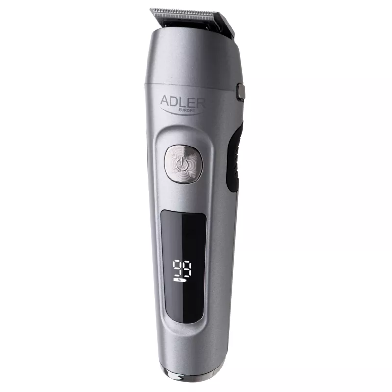 Hair and Beard Trimmer Adler AD 2944 Cordless Stainless Steel with 6 Length Steps