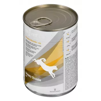 Veterinary diet TROVET Urinary Struvite 400 g — canned dog food with chicken and pork for senior adults