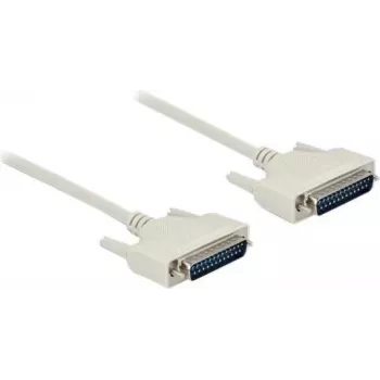 DeLOCK 86908 Serial Cable Beige 0.5 m D-Sub 25 Pin