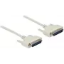 DeLOCK 86908 Serial Cable Beige 0.5 m D-Sub 25 Pin
