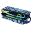 Pencil Case Herlitz 2 Go CamoBlue Polyester Blue 210x130x60mm