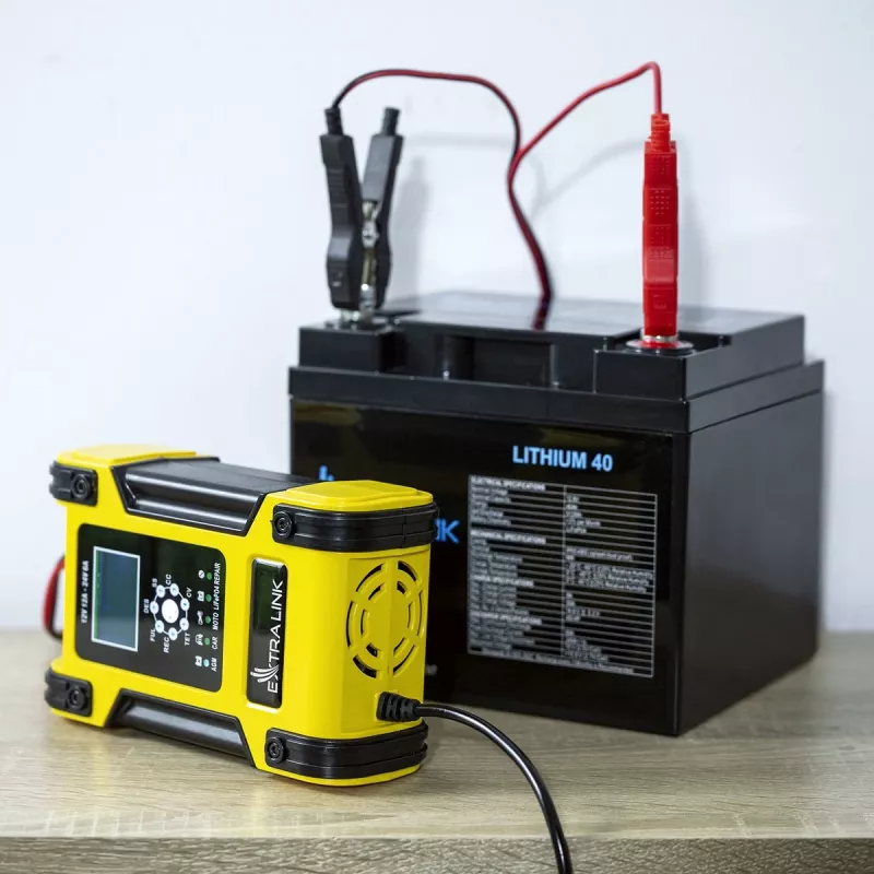 Extralink Shango Smart Battery Charger | Rectifier | 100 - 240VAC, 12V 12A, 24V 6A