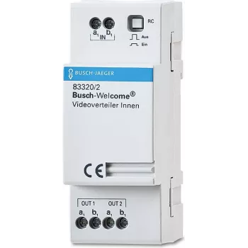 Switch module Busch-Jaeger 83320/2 — 2 outputs, 36×65×90 mm